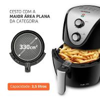 Fritadeira Sem Óleo Air Fryer 3,5l Preta Mondial 110V - 3