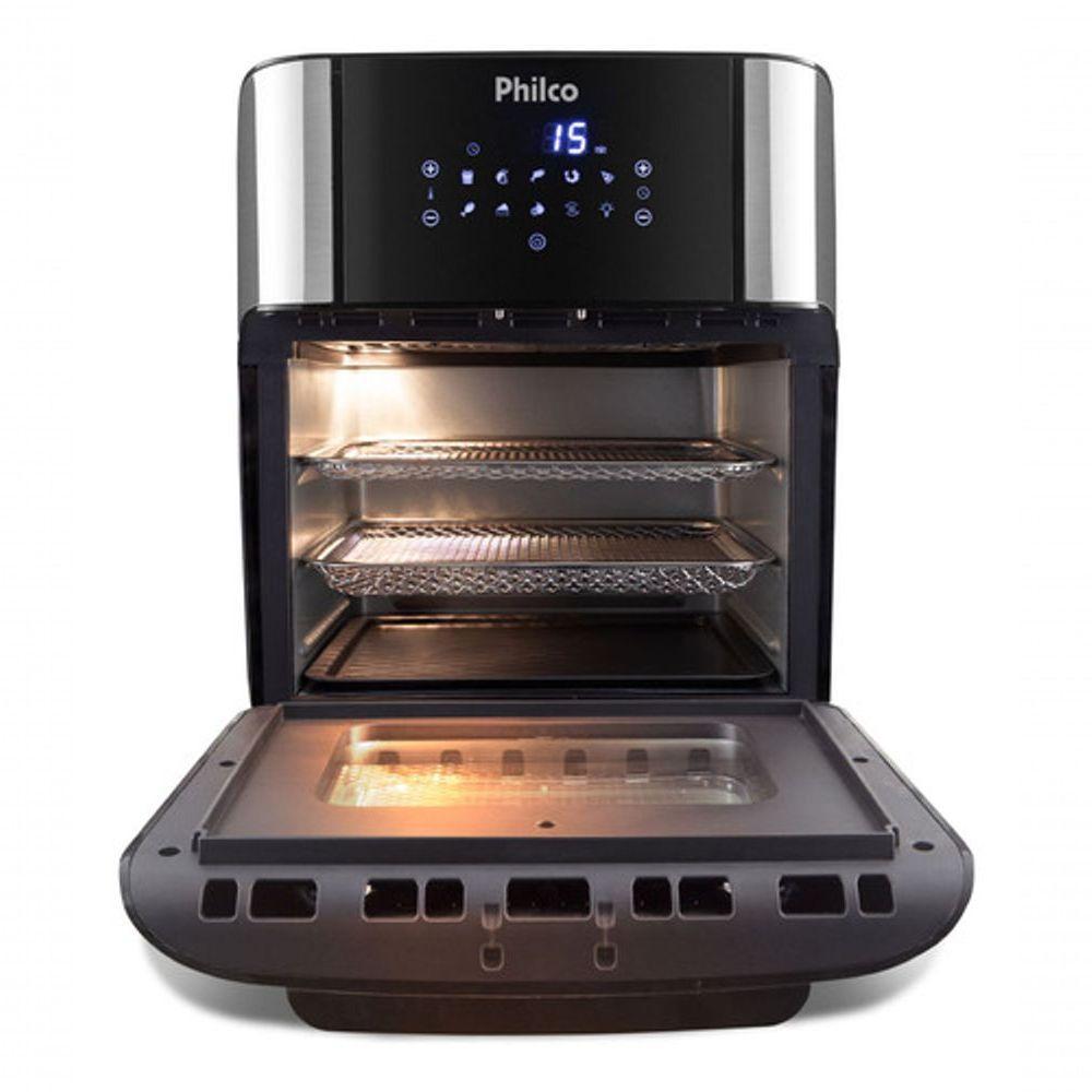 Fritadeira Air Fryer Oven Philco PFR2250V 4 Em 1 12L 1800W Preto 110V - 2