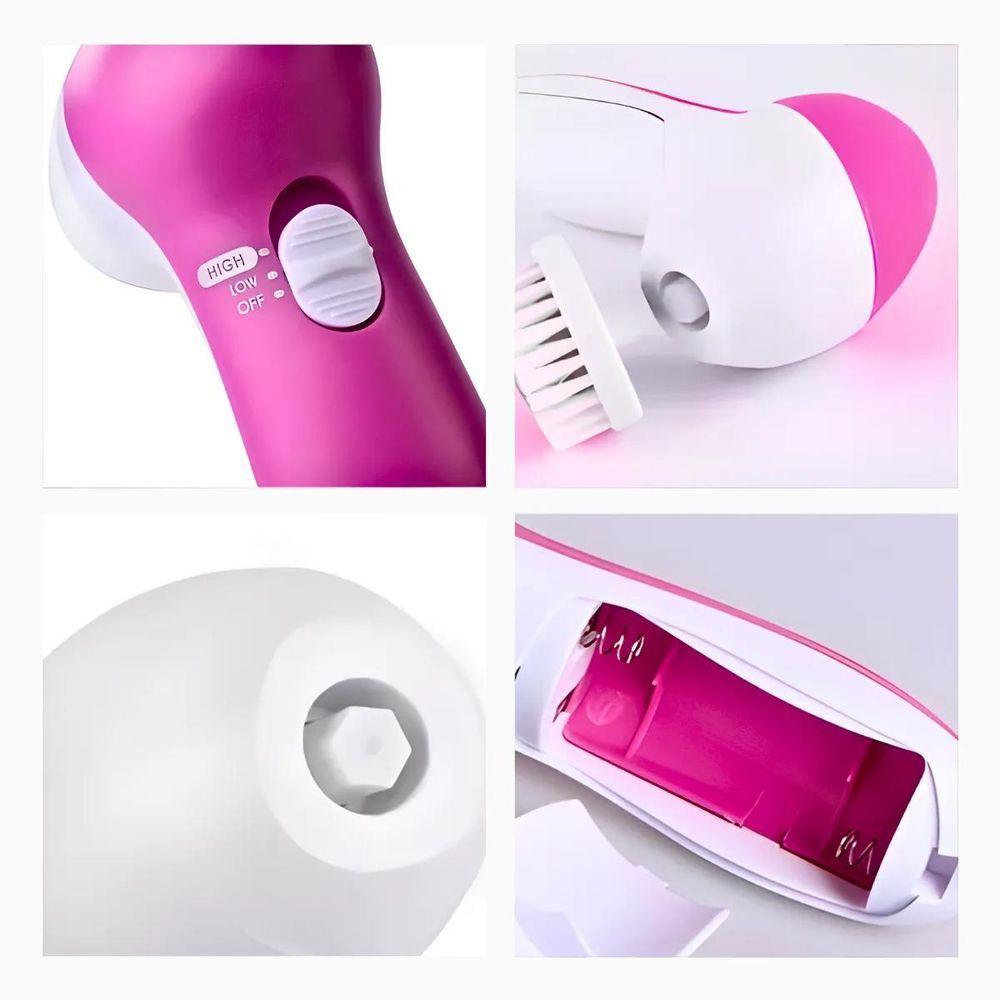 Escova Facial Elétrica 5 Em 1 Portátil Esfoliantemassageador - 3