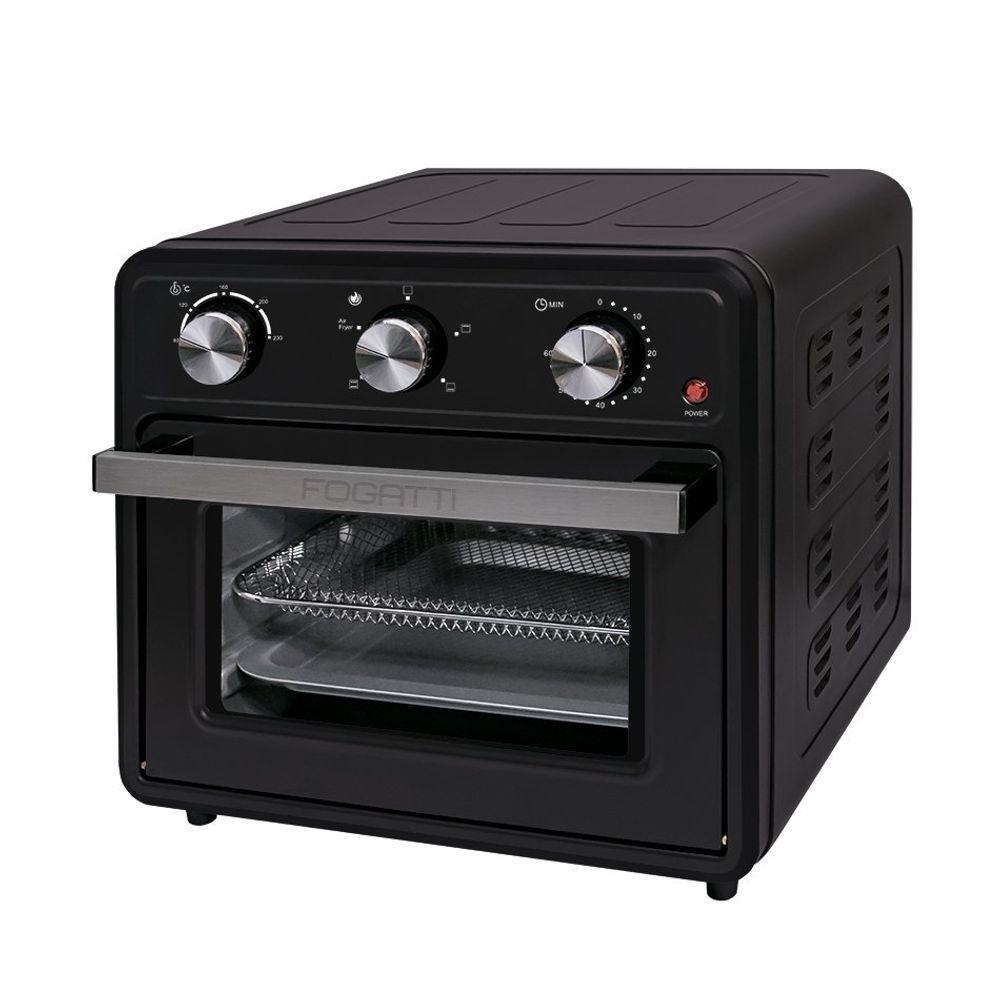 Forno Elétrico De Bancada 22 Litros Air Fryer Preto Fogatti 220V - 4