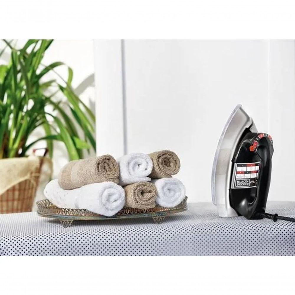 Ferro Seco Cromado C-base Alumínio Blackdecker-vfa1110-110V - 2