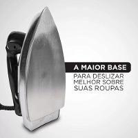 Ferro Seco Cromado C-base Alumínio Blackdecker-vfa1110-110V