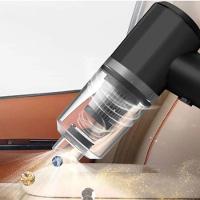 Mini Aspirador De Pó Sem Fio Portátil Para Carro Casa Preto Carregamento Via USB - 5