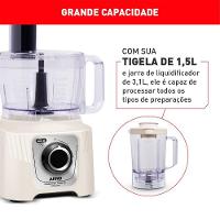 Multiprocessador MP62 16 Funções 2 Velocidades 700W Marfim 110V - 3