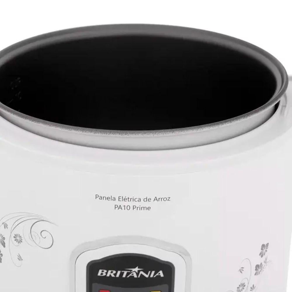 Panela Arroz Britania Prime 10 Xicaras Pa10 - 066402054 Branco 220 Volts - 3