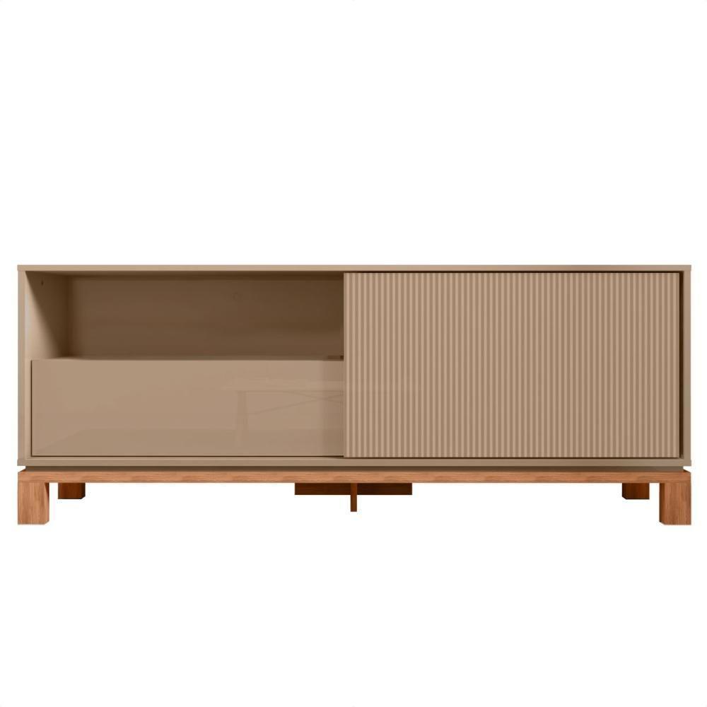 Bancada Rack Para Tv Até 55 Polegadas Jace Marrom Caemmun - 5