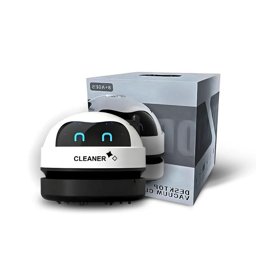 Robô Mini Aspirador Mesa Papa Migalhas Com Coletor Recarregável Usb - 1