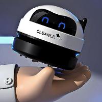 Robô Mini Aspirador Mesa Papa Migalhas Com Coletor Recarregável Usb - 5