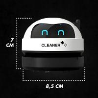 Robô Mini Aspirador Mesa Papa Migalhas Com Coletor Recarregável Usb - 8