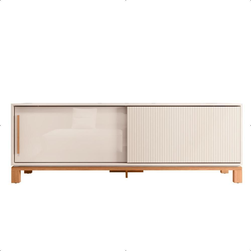 Bancada Rack Para Tv Até 65 Polegadas Jace Marrom Caemmun - 2