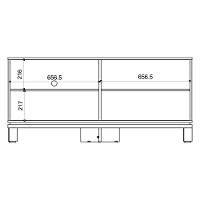 Bancada Rack Para Tv Até 45 Polegadas Jace Marrom Caemmun - 7