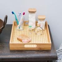 Pote De Mantimentos Quadrado Flat 400ml Tampa Bambu Oikos - 3