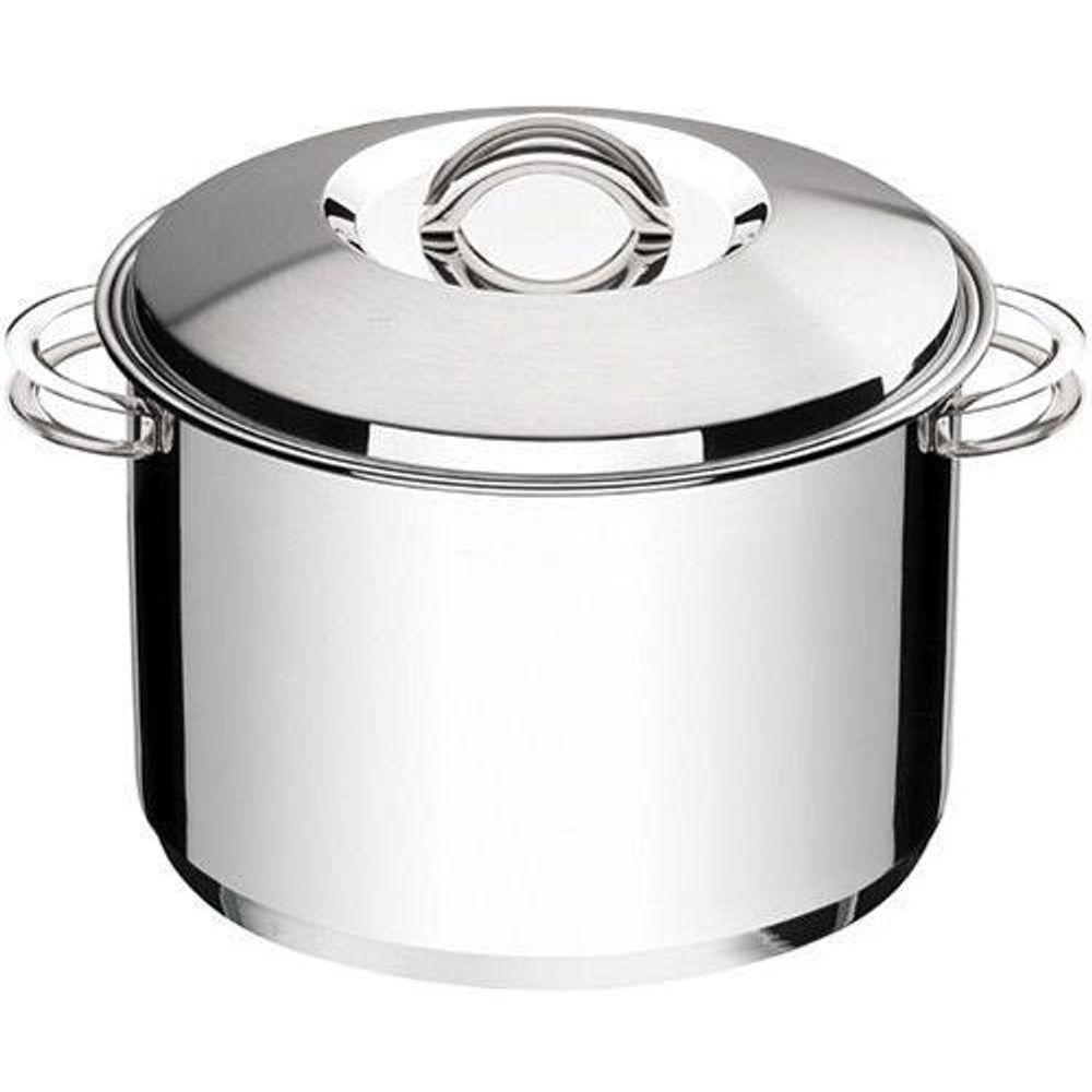 Caldeirão Tramontina Solar Em Aço Inox Fundo Triplo Com Tampa E Alças A 28 Cm 15,7 L - 1