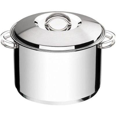 Caldeirão Tramontina Solar Em Aço Inox Fundo Triplo Com Tampa E Alças A 28 Cm 15,7 L