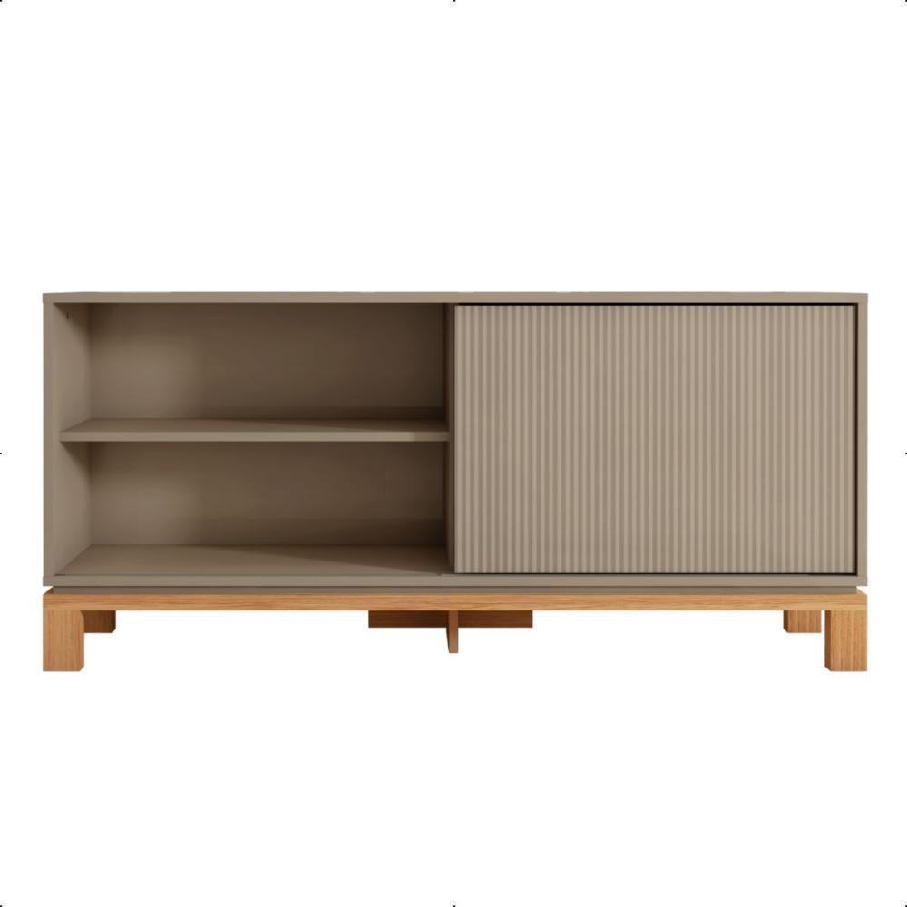 Bancada Rack Para Tv Até 45 Polegadas Jace Marrom Caemmun - 3