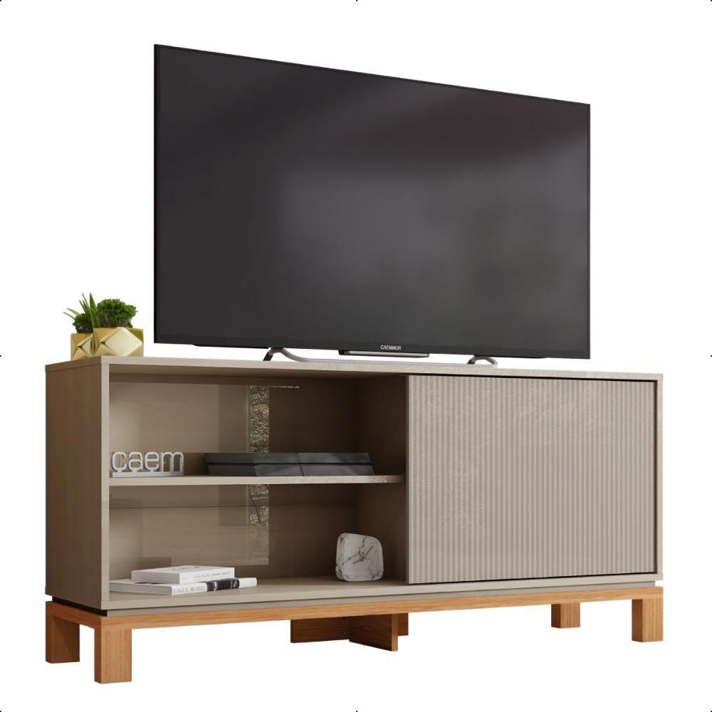Bancada Rack Para Tv Até 45 Polegadas Jace Marrom Caemmun - 7