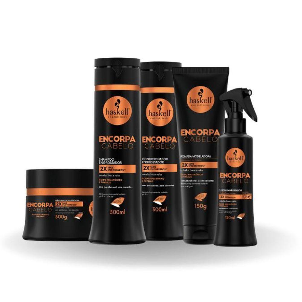 Kit Engrossador Encorpa Cabelo Haskell 300ml - 1