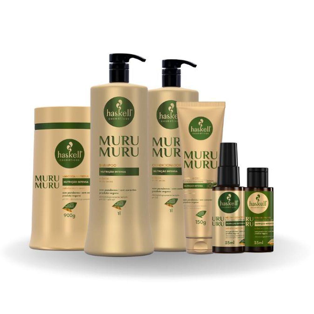 Kit Completo Nutrição E Recuperação Murumuru Haskell 1l - 1