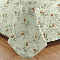 Kit Cobre Leito Colcha Mix Queen Estampado Dupla Face Floral 3 Peças - Isamara - 3