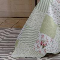 Kit Cobre Leito Colcha Mix Queen Estampado Dupla Face Floral 3 Peças - Naiara - 3