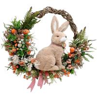 Guirlanda Decorativa De Páscoa Coelho Enfeite Arranjos 60cm - 5