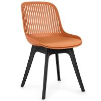 Conjunto Mesa De Jantar Redonda Talia Amadeirada Preta 120cm Com 4 Cadeiras Design Marcela - Marrom - 3