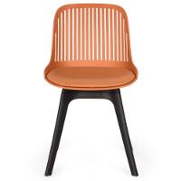 Conjunto Mesa De Jantar Redonda Talia Amadeirada Preta 120cm Com 4 Cadeiras Design Marcela - Marrom