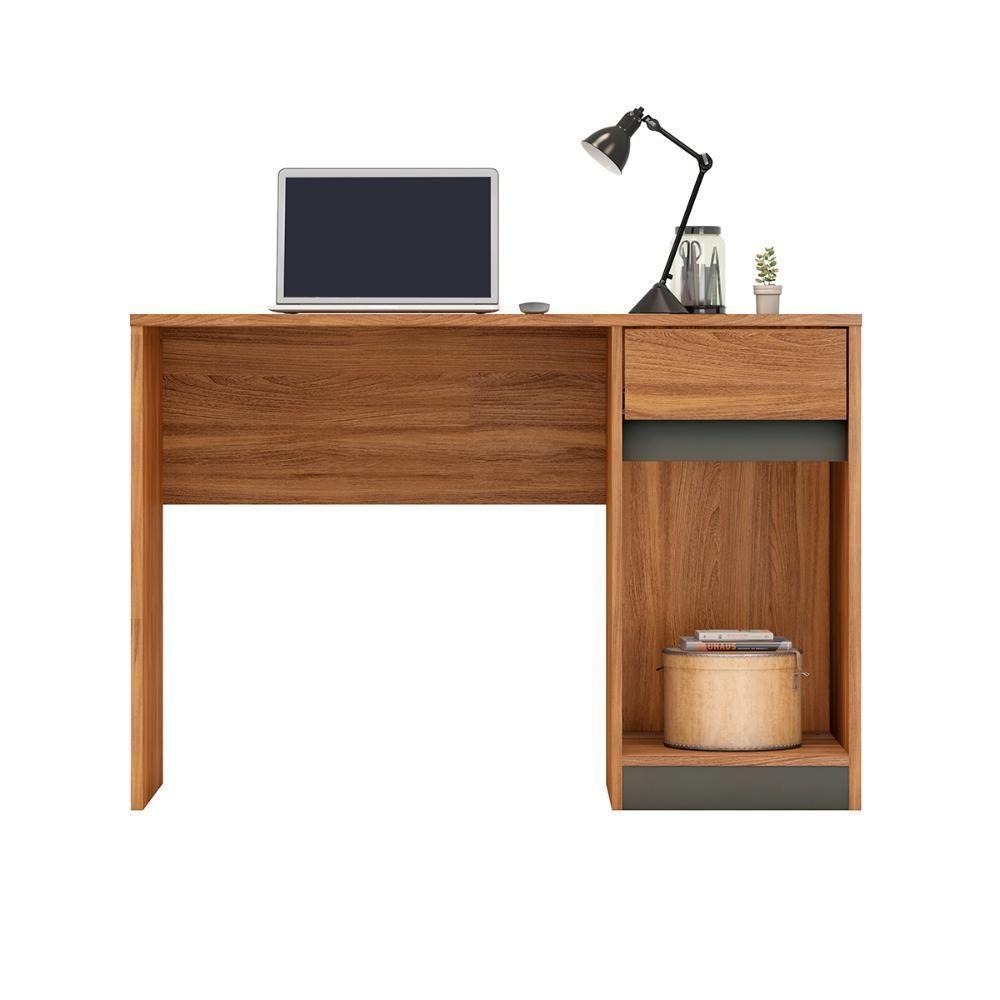 Escrivaninha 1 Porta 1 Gaveta Office Bélgica Amendola Grafito - 8