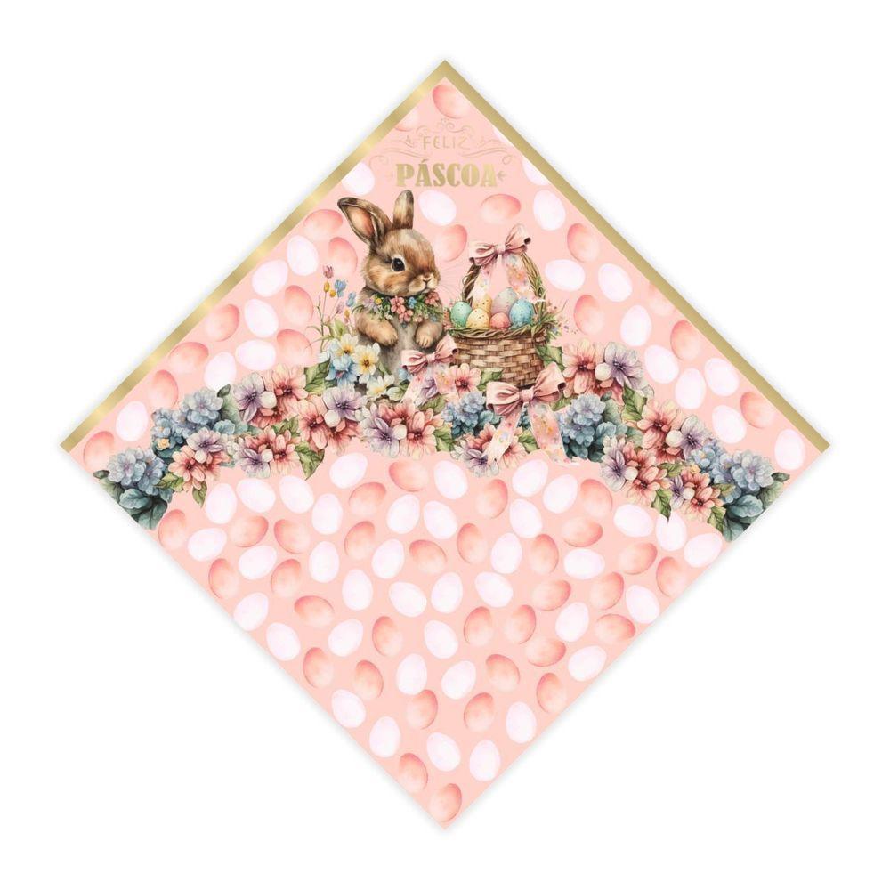 Envelope Express Estampado Para Ovo Páscoa 750g A 1kg - 25 Un Modelo Jardim Encantado - 3