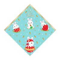 Envelope Express Estampado Para Ovo Páscoa 750g A 1kg - 25 Un Modelo Jardim Encantado