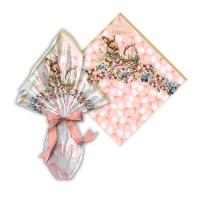 Envelope Express Estampado Para Ovo Páscoa 750g A 1kg - 25 Un Modelo Jardim Encantado - 5