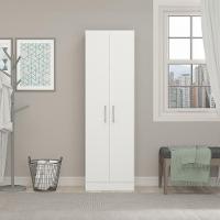 Armário Multiuso 2 Portas 52x170cm Mdp Branco Menu Móveis Branco - 1