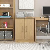 Armário Multiuso Com 2 Portas 60x76cm Menu Móveis Carvalho - 1