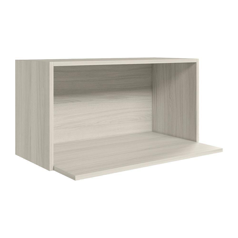 Armario Aereo Porta Microondas Mdf 70 Cm Kali 15219 Bianco Toq Nicioli - 1
