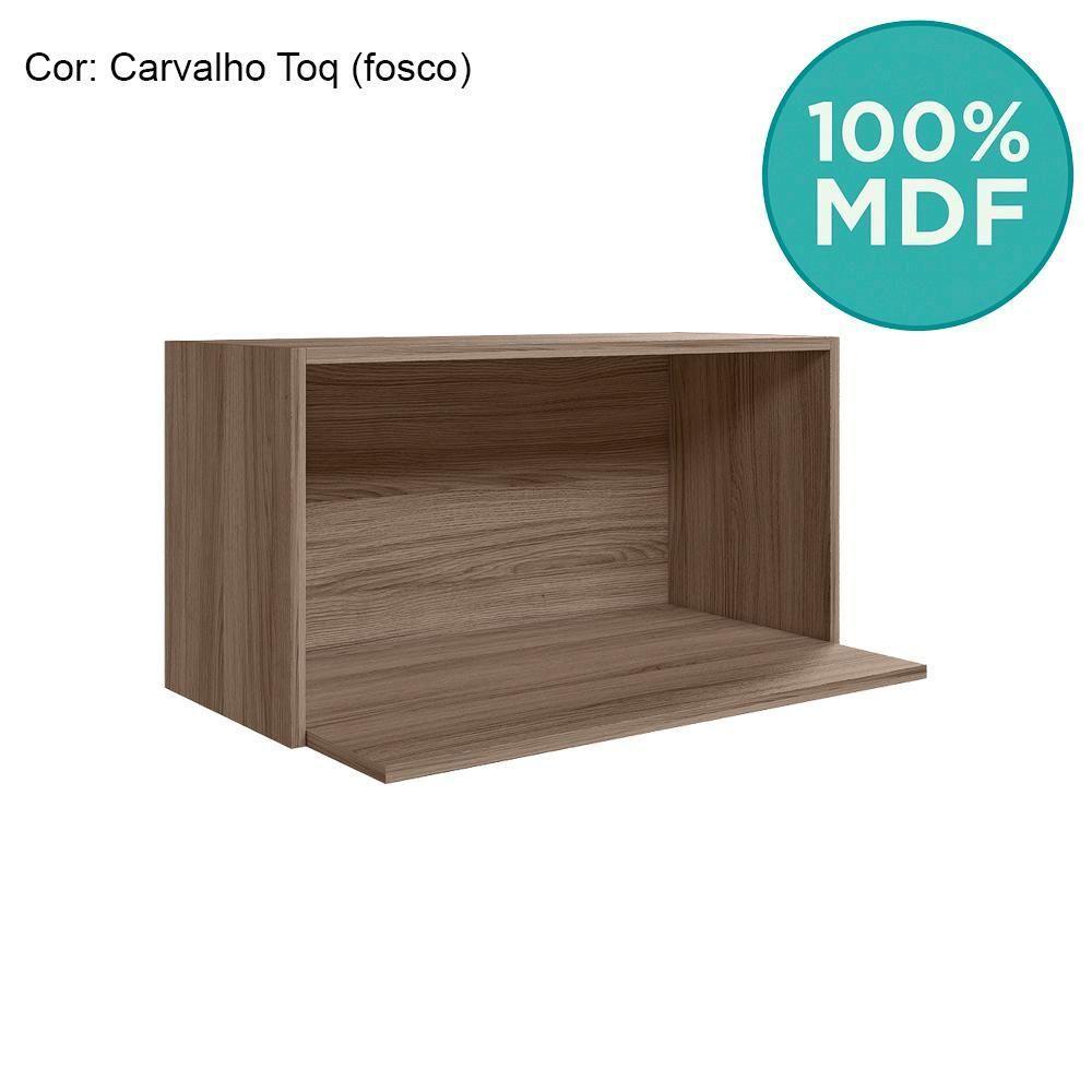 Armario Aereo Porta Microondas Mdf 70 Cm Kali 15219 Carvalho Toq Nicioli - 4
