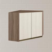 Armario Canto Obliquo 2 Portas Mdf 75cm Kali 12209 Carvalho Bianco Toq Nicioli - 6
