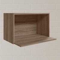 Armario Aereo Porta Microondas Mdf 60 Cm Kali 15214 Carvalho Toq Nicioli - 2