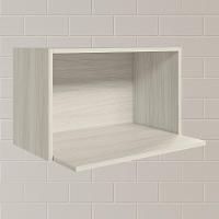 Armario Aereo Porta Microondas Mdf 60 Cm Kali 15214 Bianco Toq Nicioli - 2