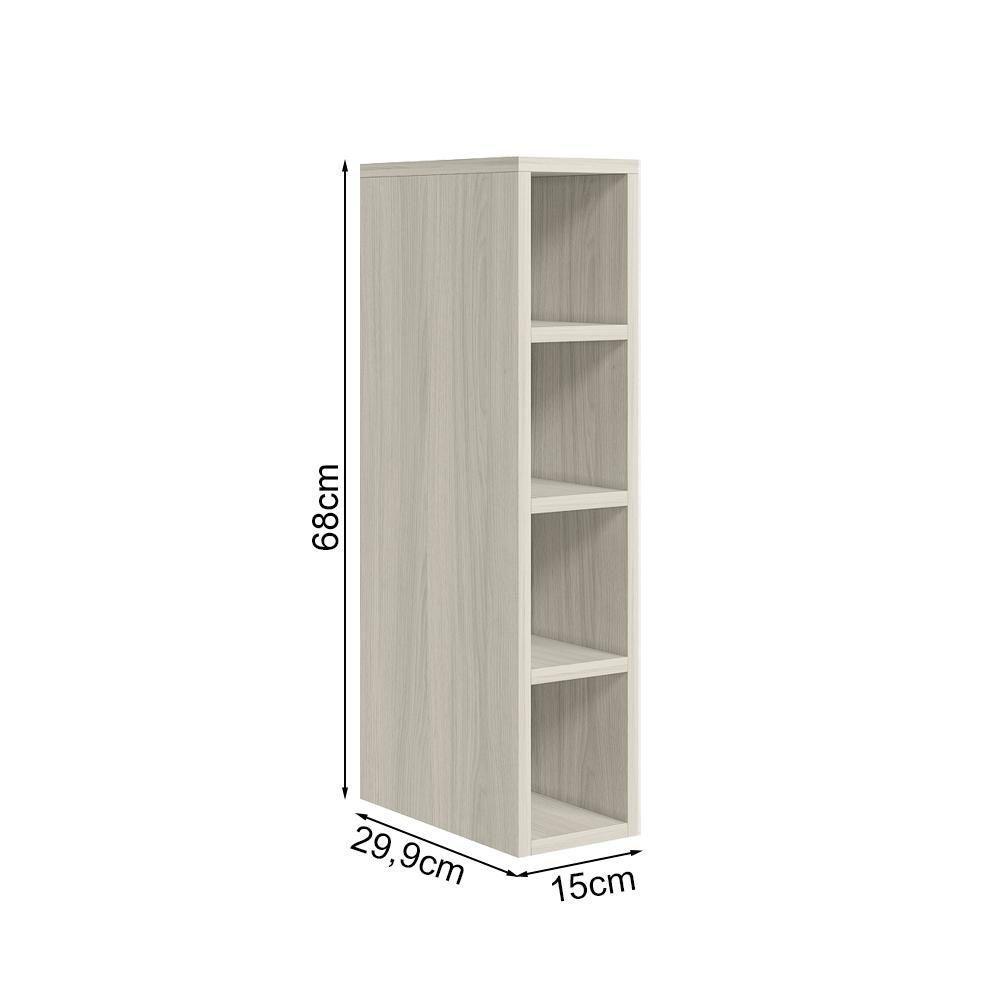 Aereo Nicho Garrafeiro Mdf 15 Cm Kali 12198 Bianco Toq Nicioli - 3