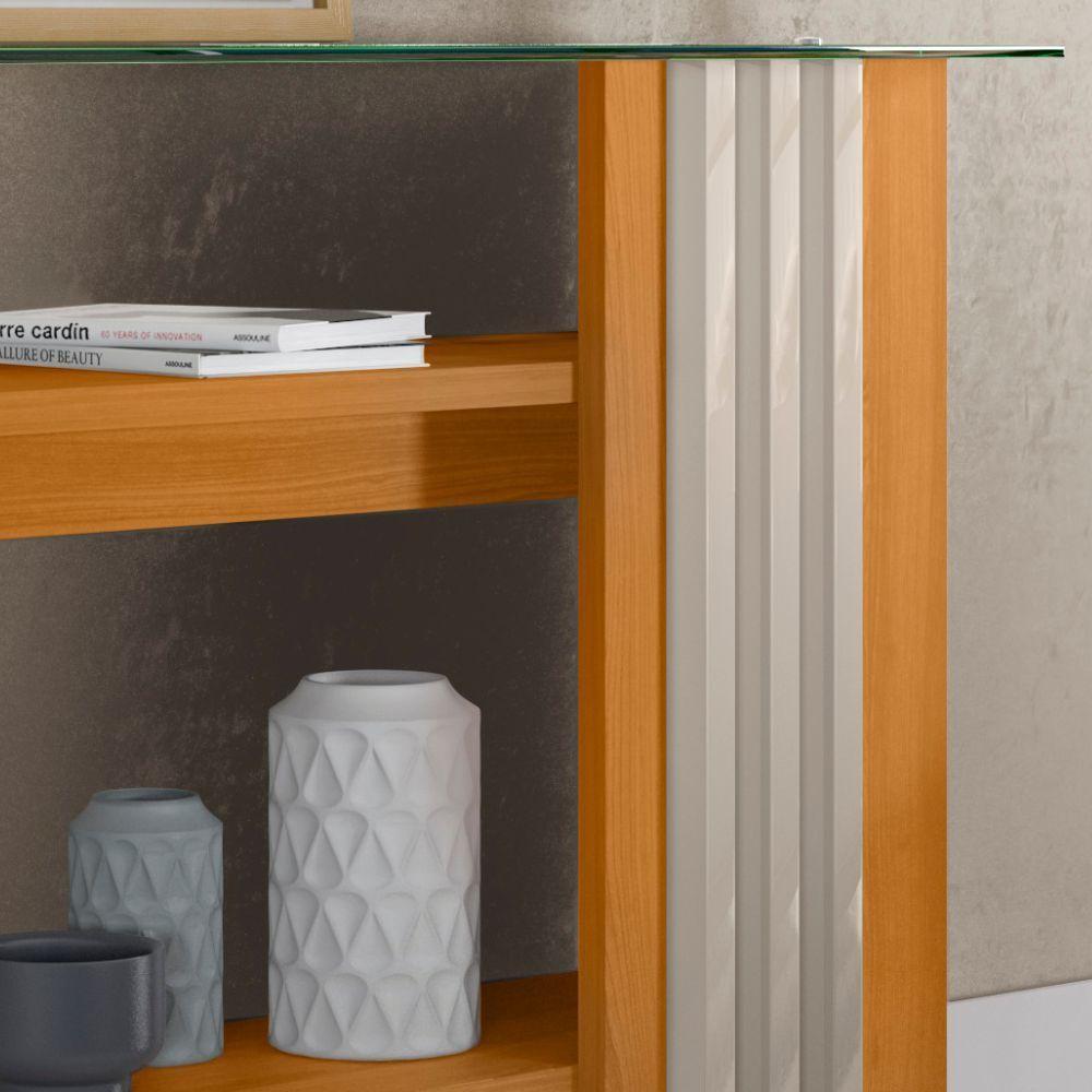 Aparador Para Sala Frizz Cinamomo Off White Madetec - 4