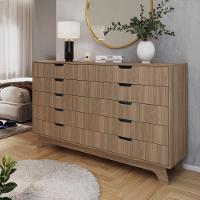 Cômoda 10 Gavetas 160cm Alice - Natural - 2