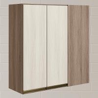 Armario Canto Reto 2 Portas Mdf 86 Cm Kali 12043 Carvalho Toq Bianco Toq Nicioli - 2