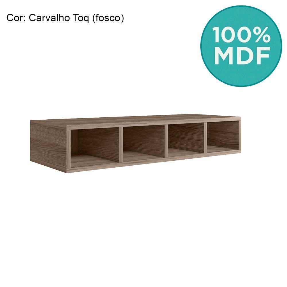 Aereo Nicho Garrafeiro Mdf 80 Cm Kali 16683 Carvalho Toq Nicioli - 4