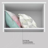 Armário Multiuso Sapateira 2 Portas Viena Branco - 9