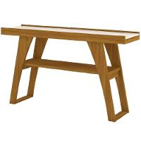 Aparador Para Sala 136 Cm Menphis Off White Nature Henn - 1