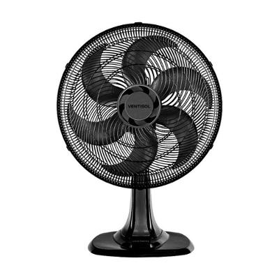 Ventilador de Mesa Oscilante Ventisol 40cm 6 Pás 3 Velocidades Preto 220V