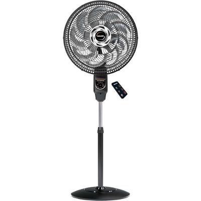 Ventilador de Coluna Mallory 140W 40cm 15 Pás 3 Velocidades Preto 220V