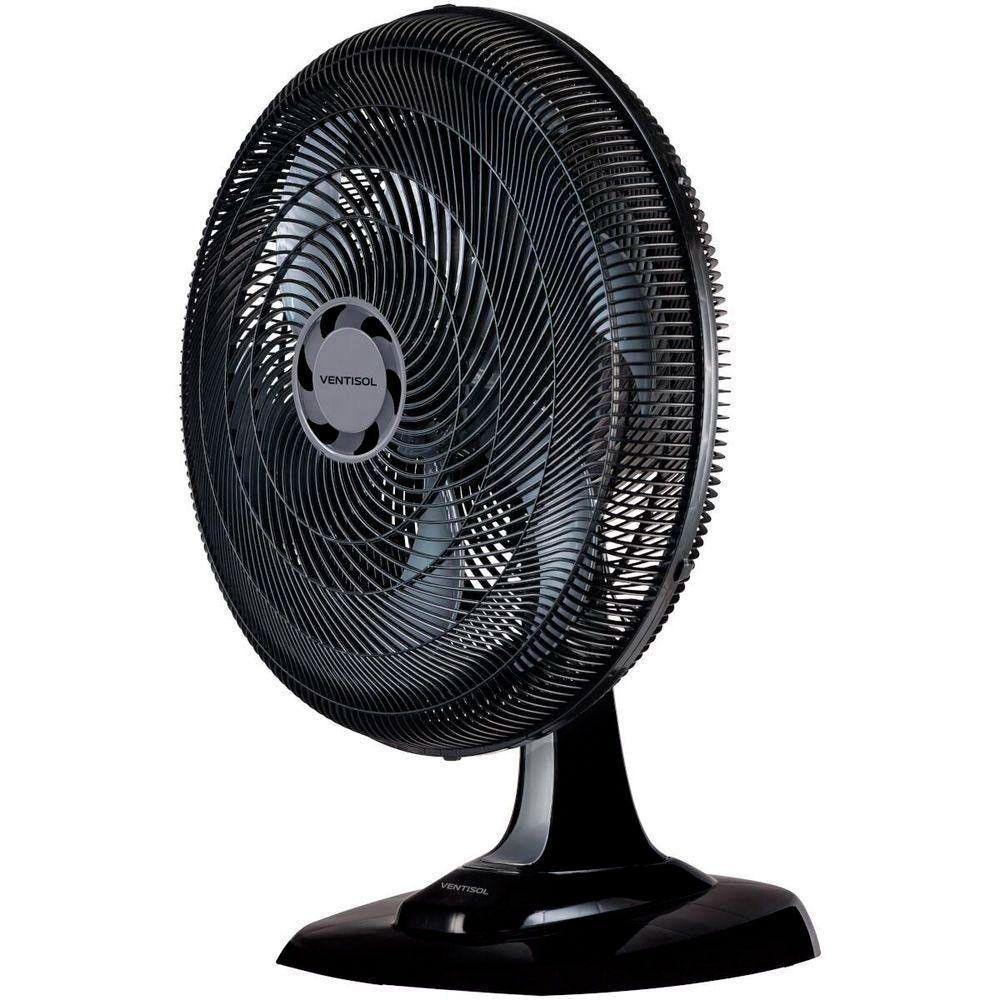 Ventilador Oscilante Mesa 50cm Turbo 6 Pás 220V Ventisol Preto 220V - 3