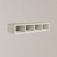 Aereo Nicho Garrafeiro Mdf 80 Cm Kali 16683 Bianco Toq Nicioli - 5