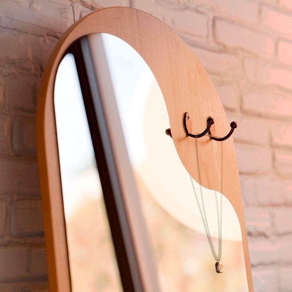 Toucador Organic Com Espelho 1 Gaveta E Nicho Ej Móveis Freijó - 4